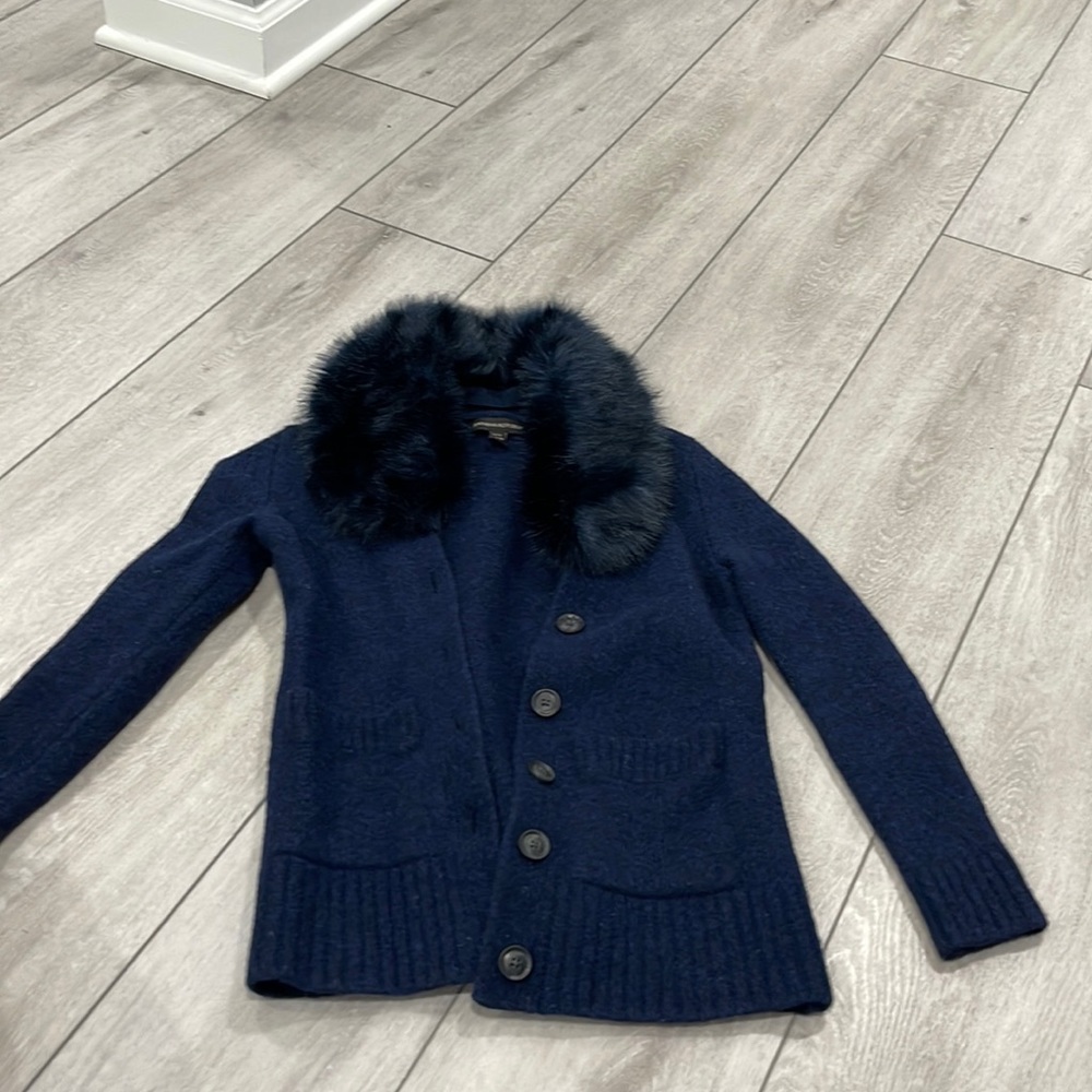 Banana republic half button down sweater